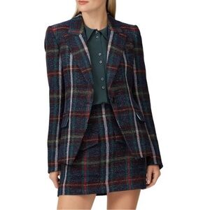 NWOT - Veronica Beard Zane Dickey Jacket - Tweed Plaid Blazer, Size 10